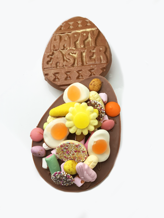 Easter Egg Shaped Filled Plaque