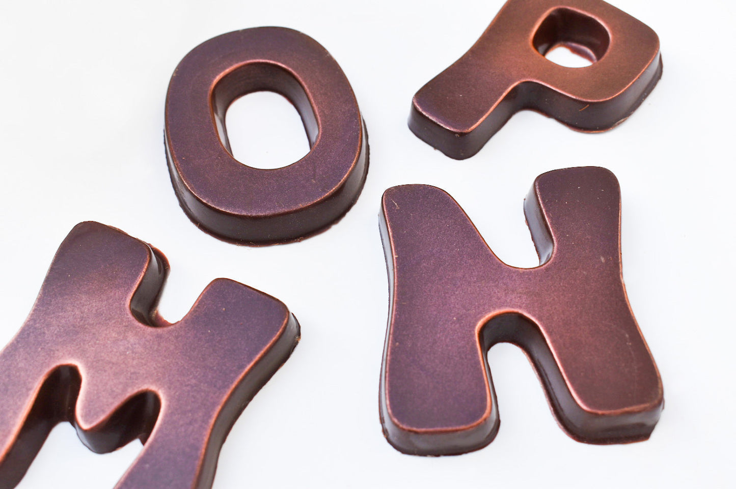 Dark Chocolate Letters