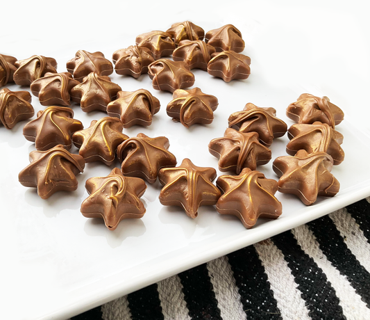 Soft Caramel filled Chocolate Stars