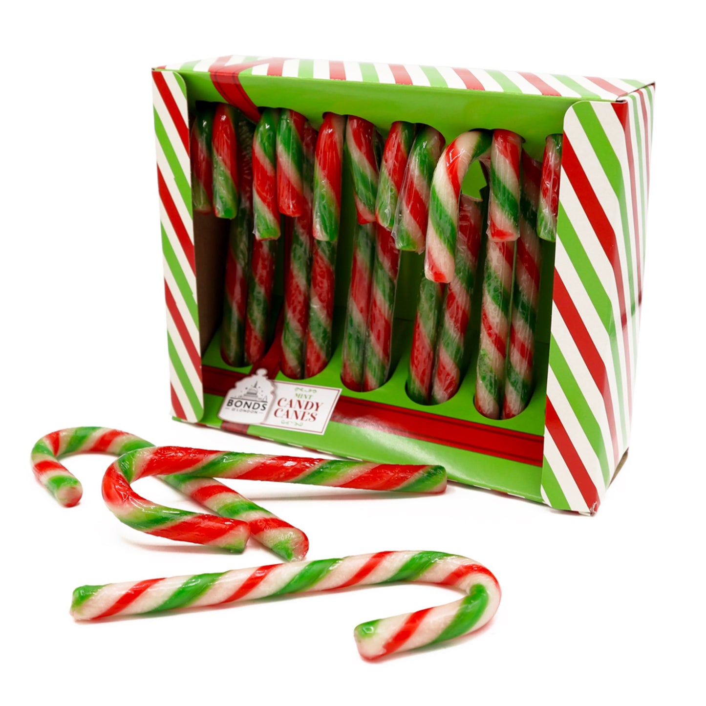 Bonds Peppermint Candy Canes (box of 12)