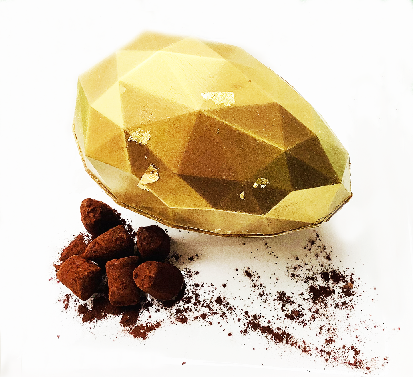 Salted Caramel Geo Easter Egg with 6 Truffles